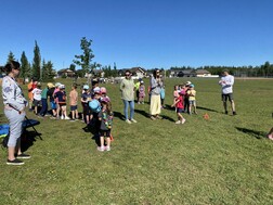 St. Gregory the Great Catholic School pre-kindergarten students having fun outdoors